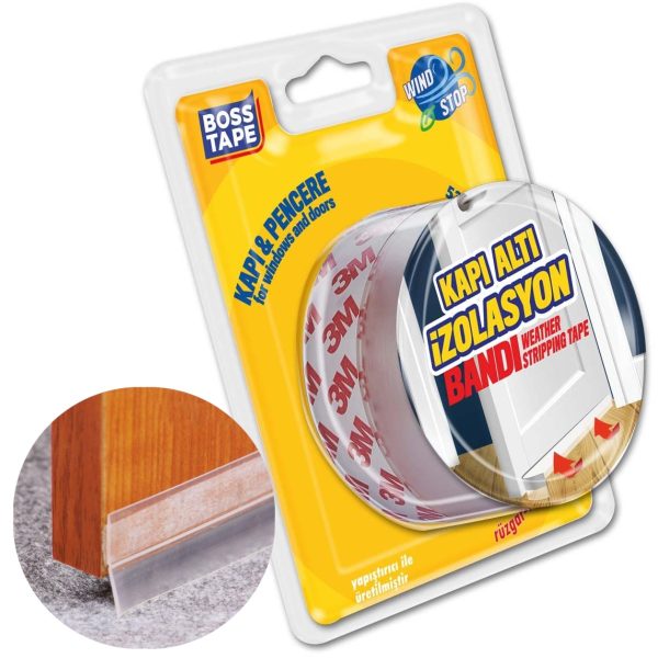 Bas de porte avec adhésif 3M - Bourrelet Transparent – Image 7